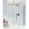 Oltens Bo ścianka prysznicowa Walk-In 80 cm profil czarny mat 22000300